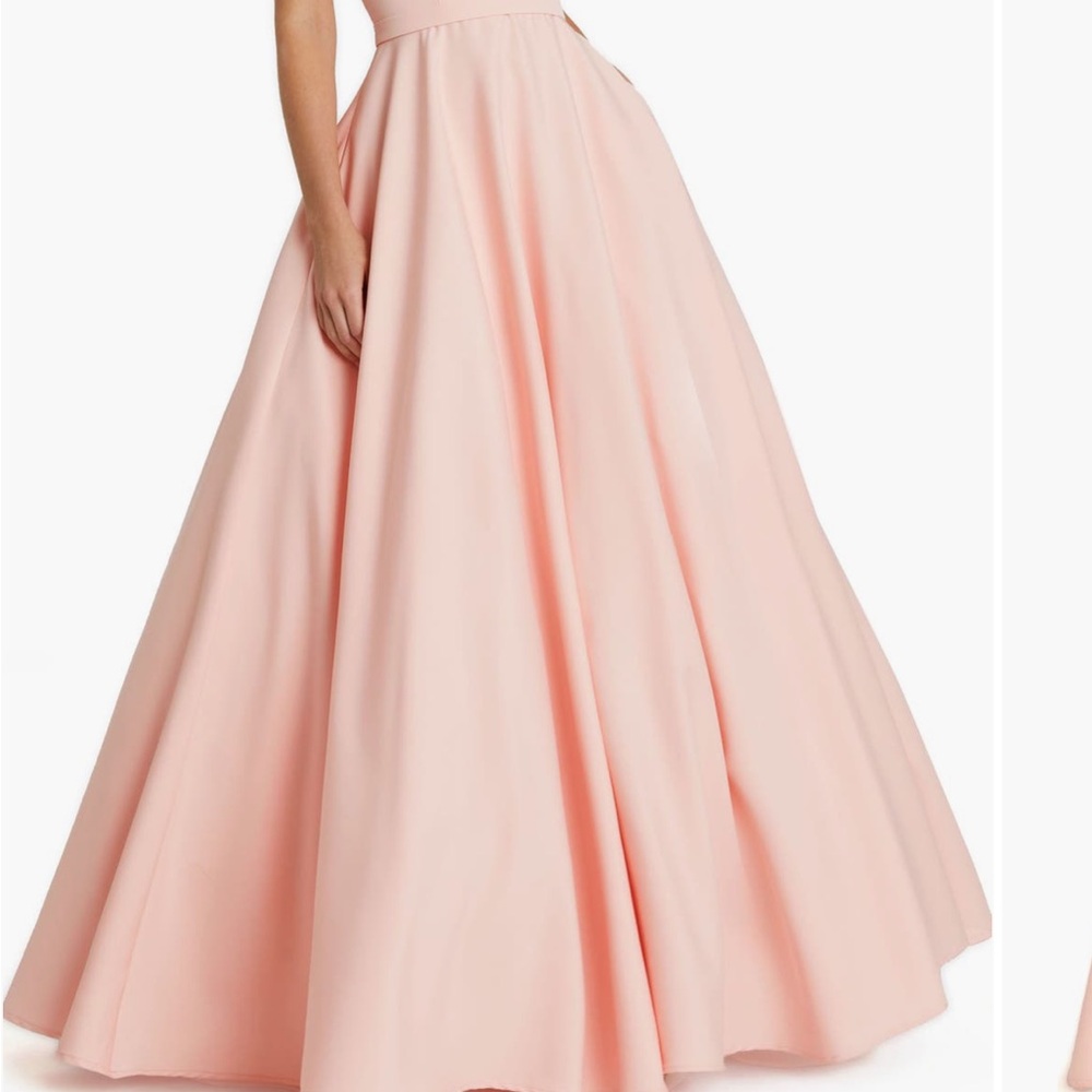 Mac Duggal Pink Maxi A-Line Skirt for Prom